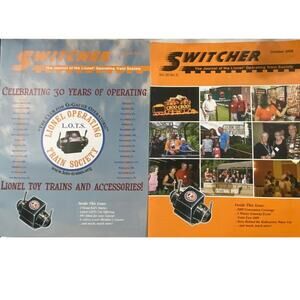 Lot 2 Switcher August October 2009 Magazine Collect Model Train Layout Railroad